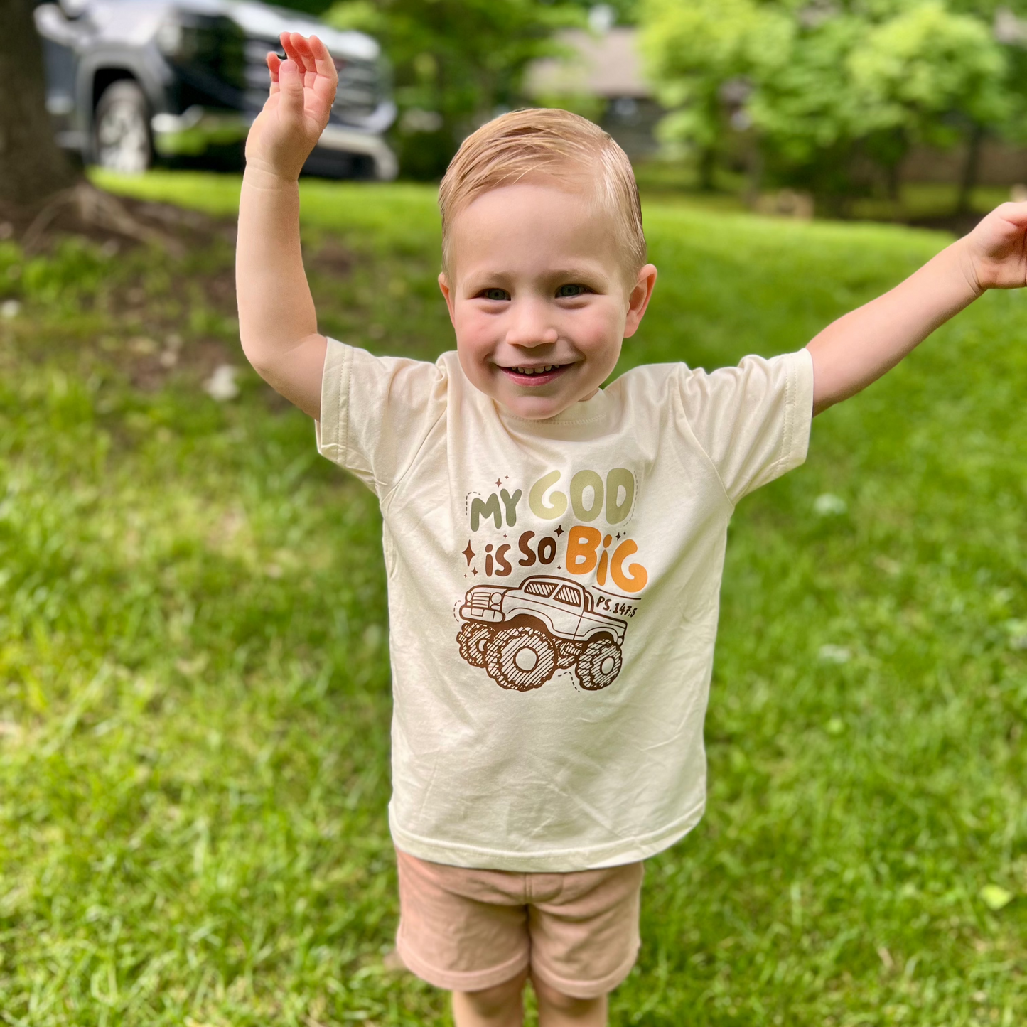 My God is so big- Short sleeve tee and infant bodysuit - Summit and Nest