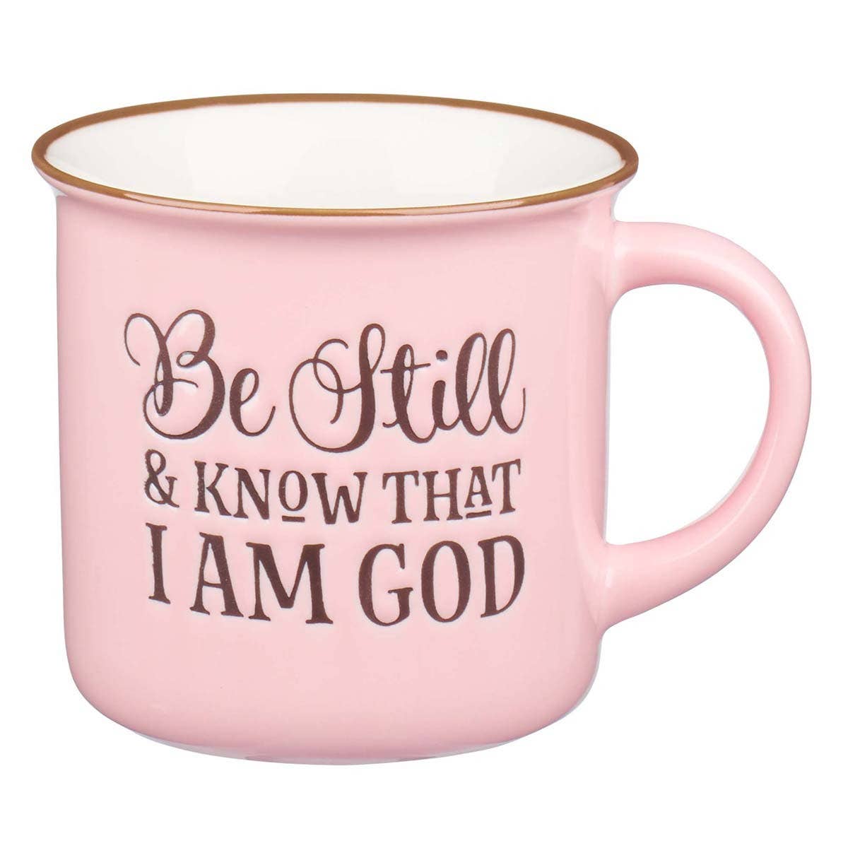 Be Still & Know Pink Camp Mug