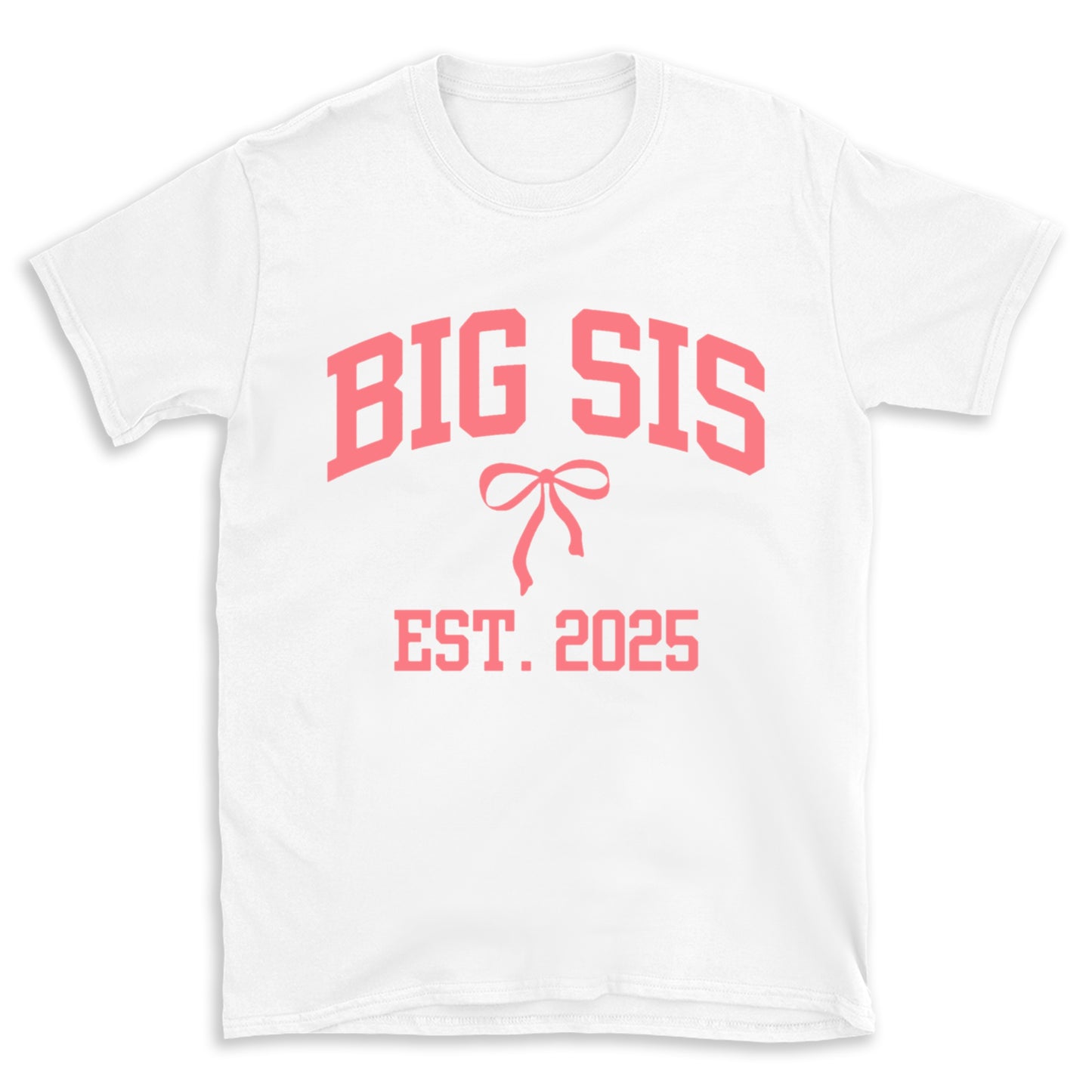 Big and Lil Sis- Customized- Girl's tee and infant bodysuit