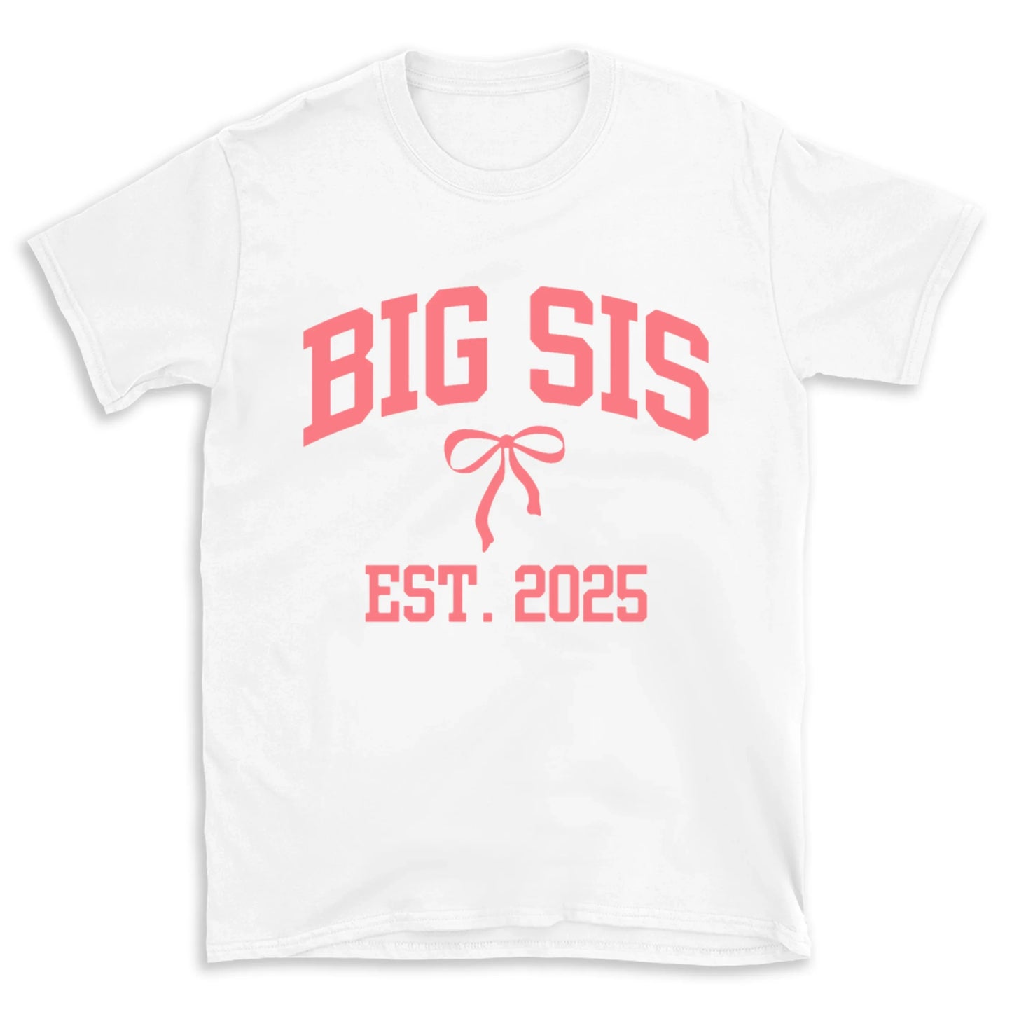 Big and Lil Sis- Customized- Girl's tee and infant bodysuit - Summit and Nest