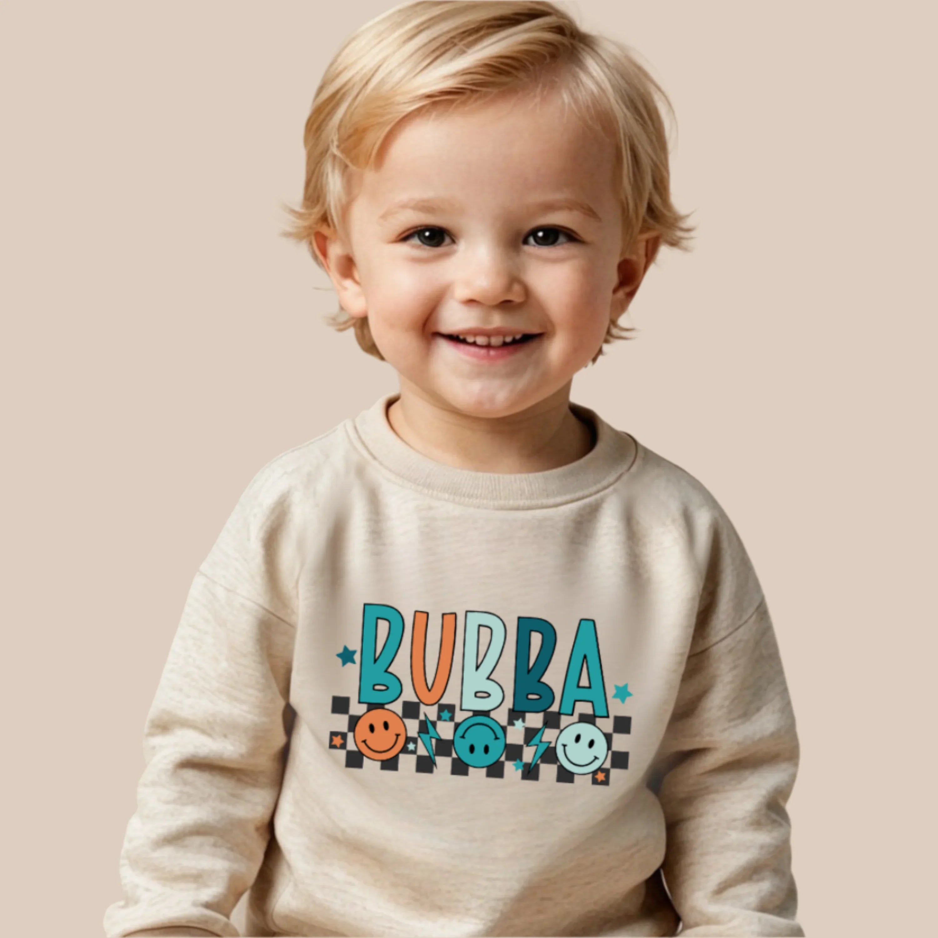Happy bubba- Organic cotton infant and toddler sweatshirt - Summit and Nest