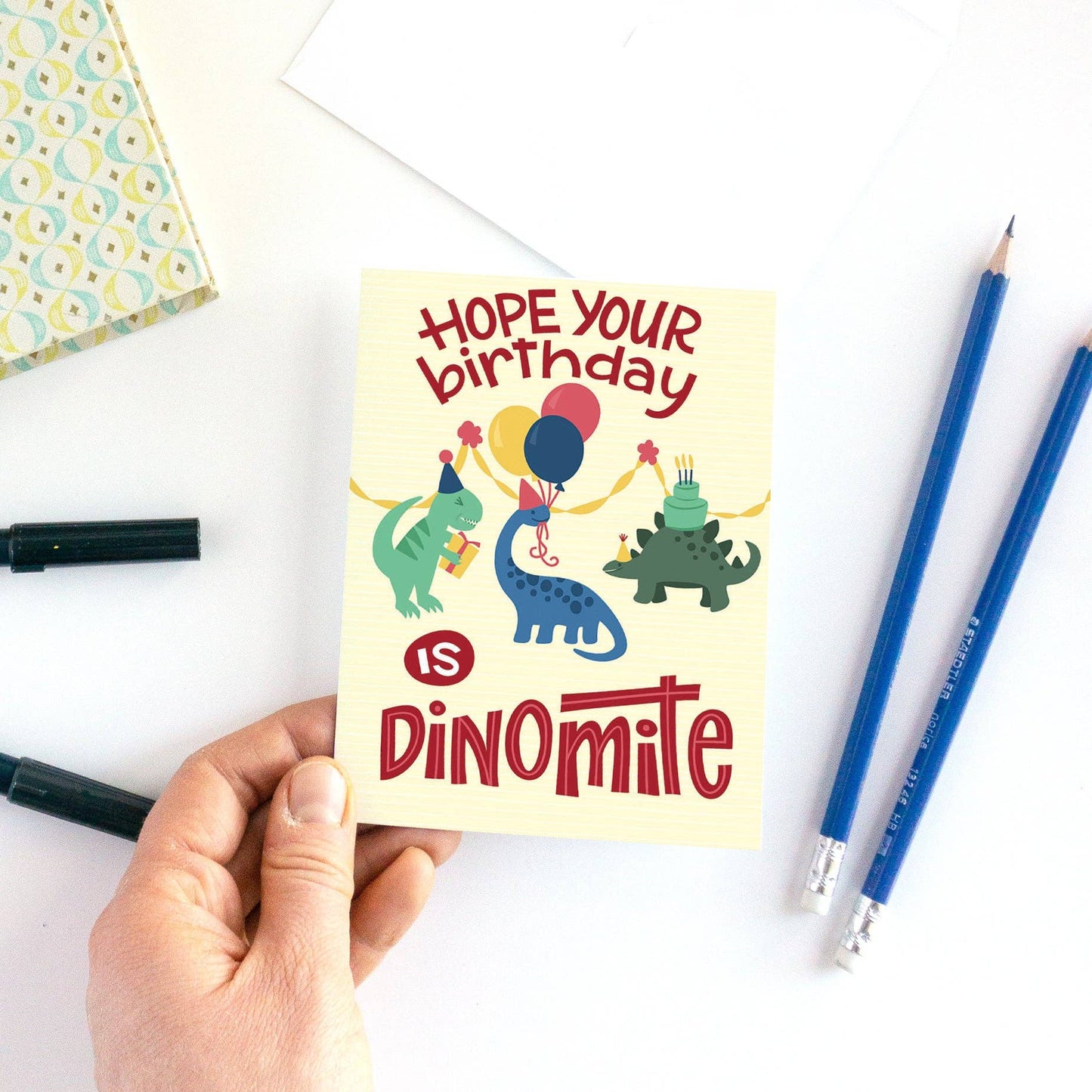 Dino-mite Children's Dinosaur Birthday Card - Summit and Nest