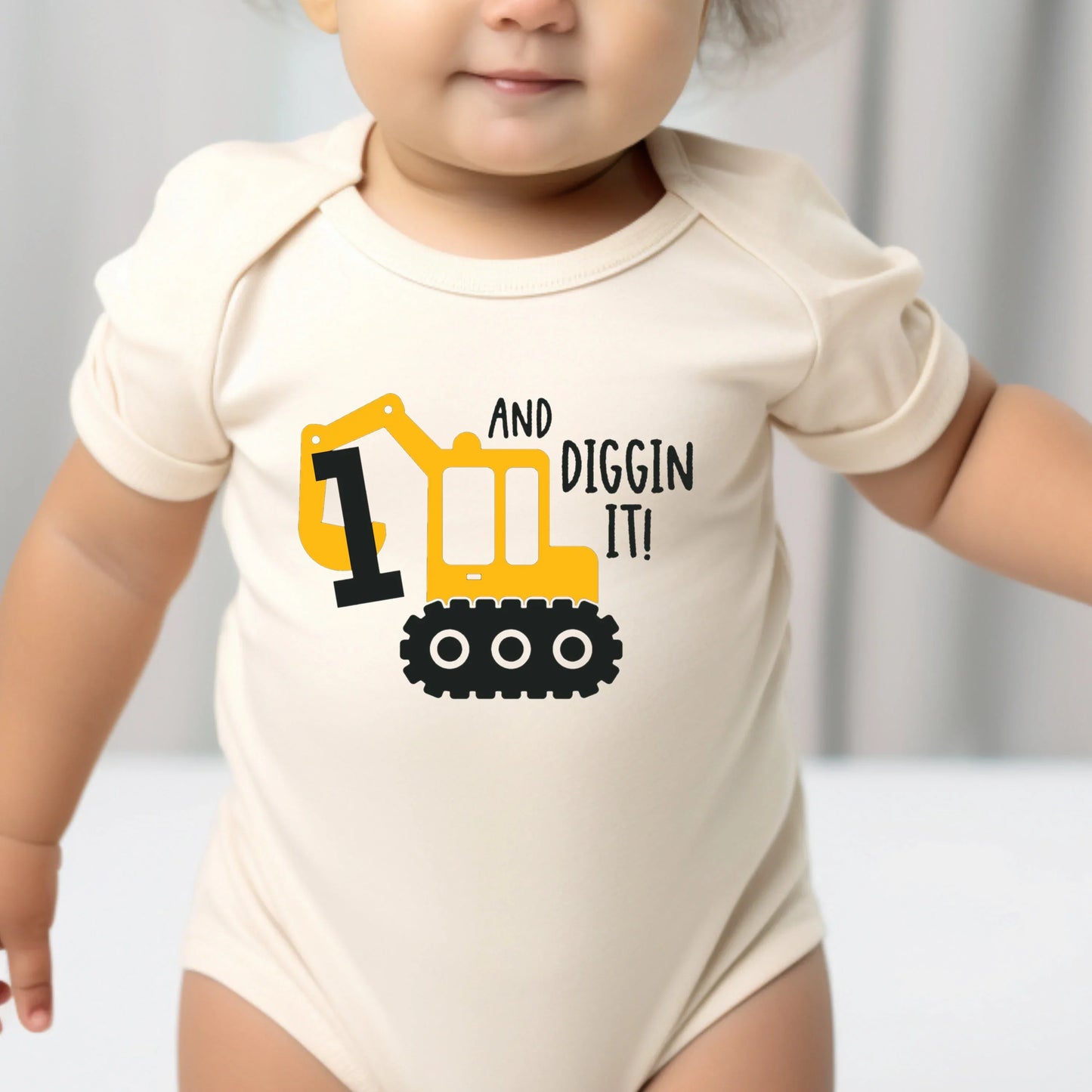 Diggin it birthday (Customized)- Children's shirt and infant bodysuit - Summit and Nest