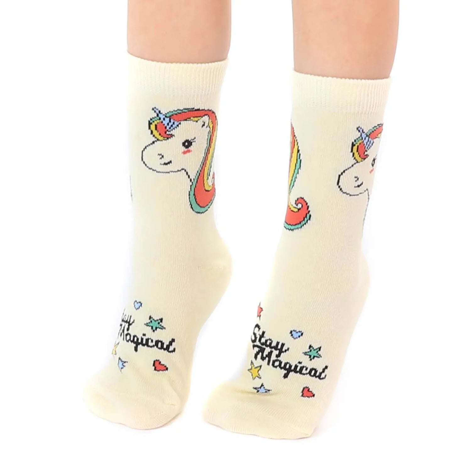 3D Packaged Kids Crew Socks- Unicorn "Stay Magical" - Summit and Nest