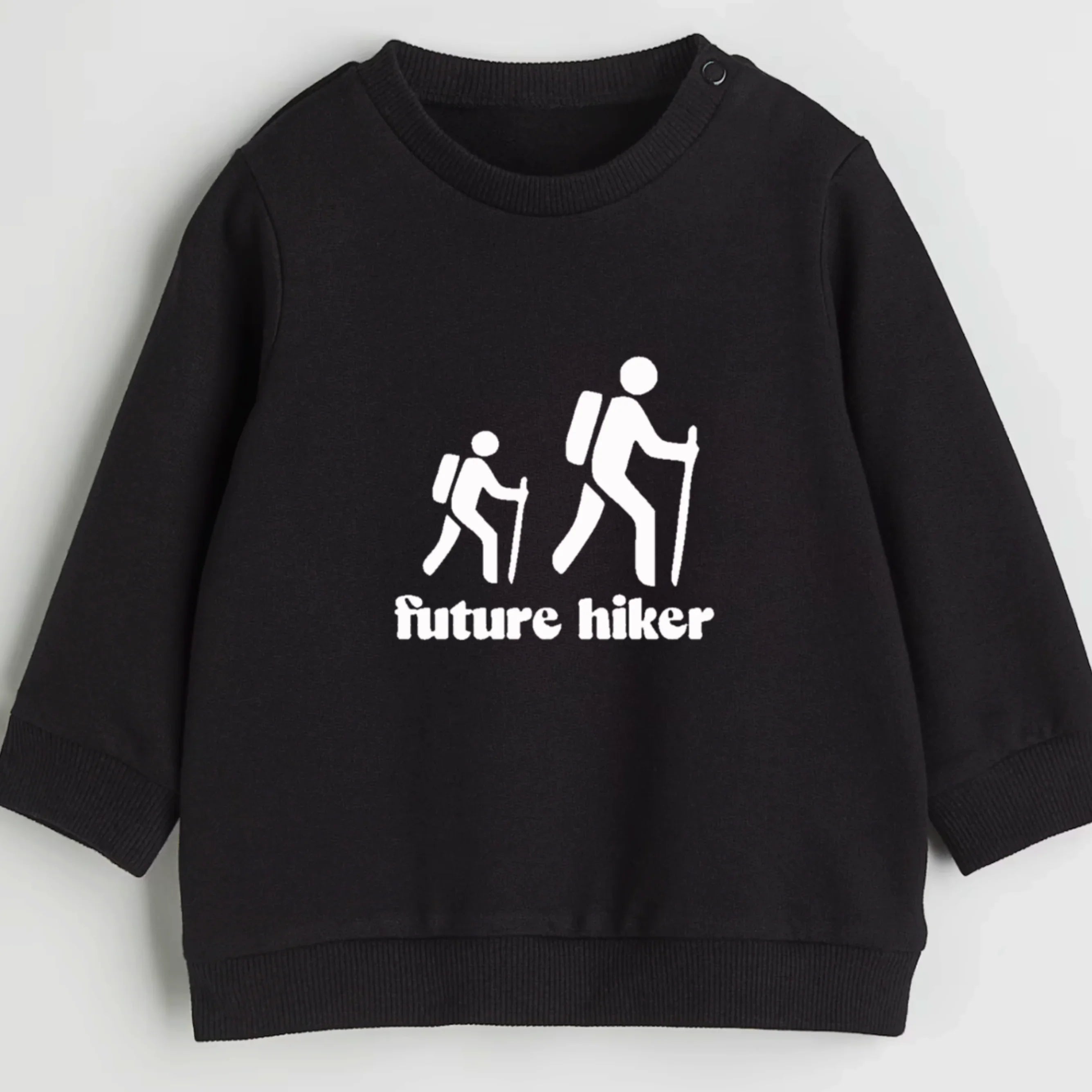 Future hiker- Organic cotton infant and toddler sweatshirt - Summit and Nest