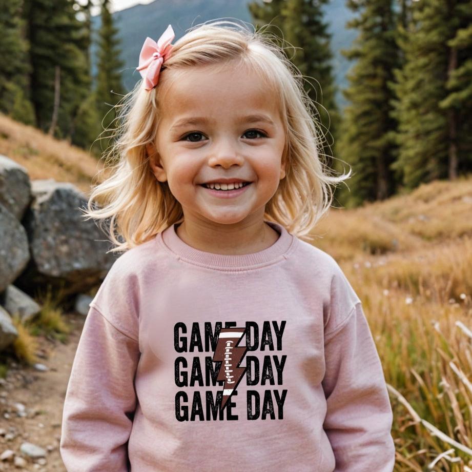 Football game day- Organic cotton infant and toddler sweatshirt - Summit and Nest
