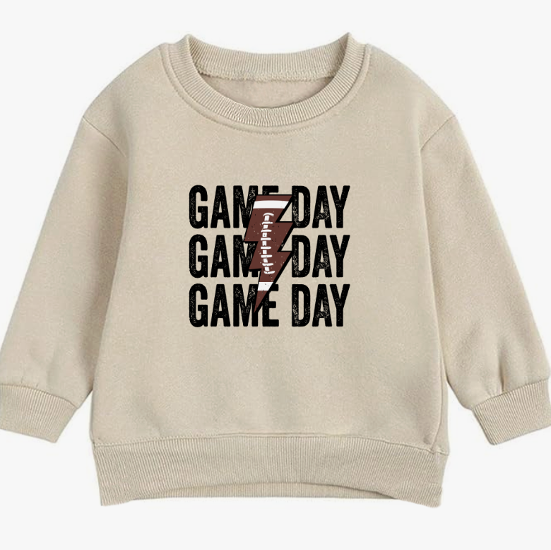 Football game day- Organic cotton infant and toddler sweatshirt - Summit and Nest