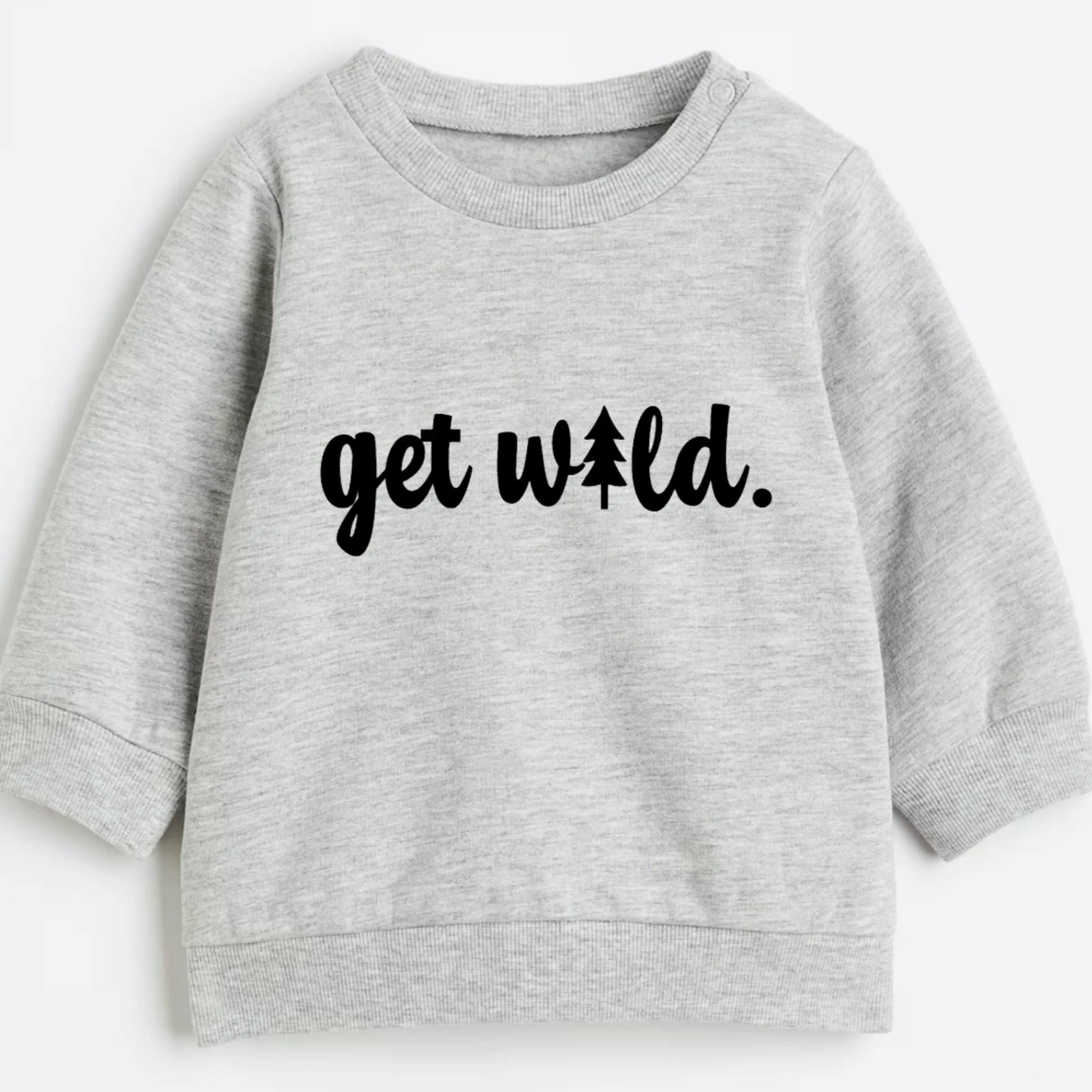 Get wild.- Organic cotton infant and toddler sweatshirt - Summit and Nest