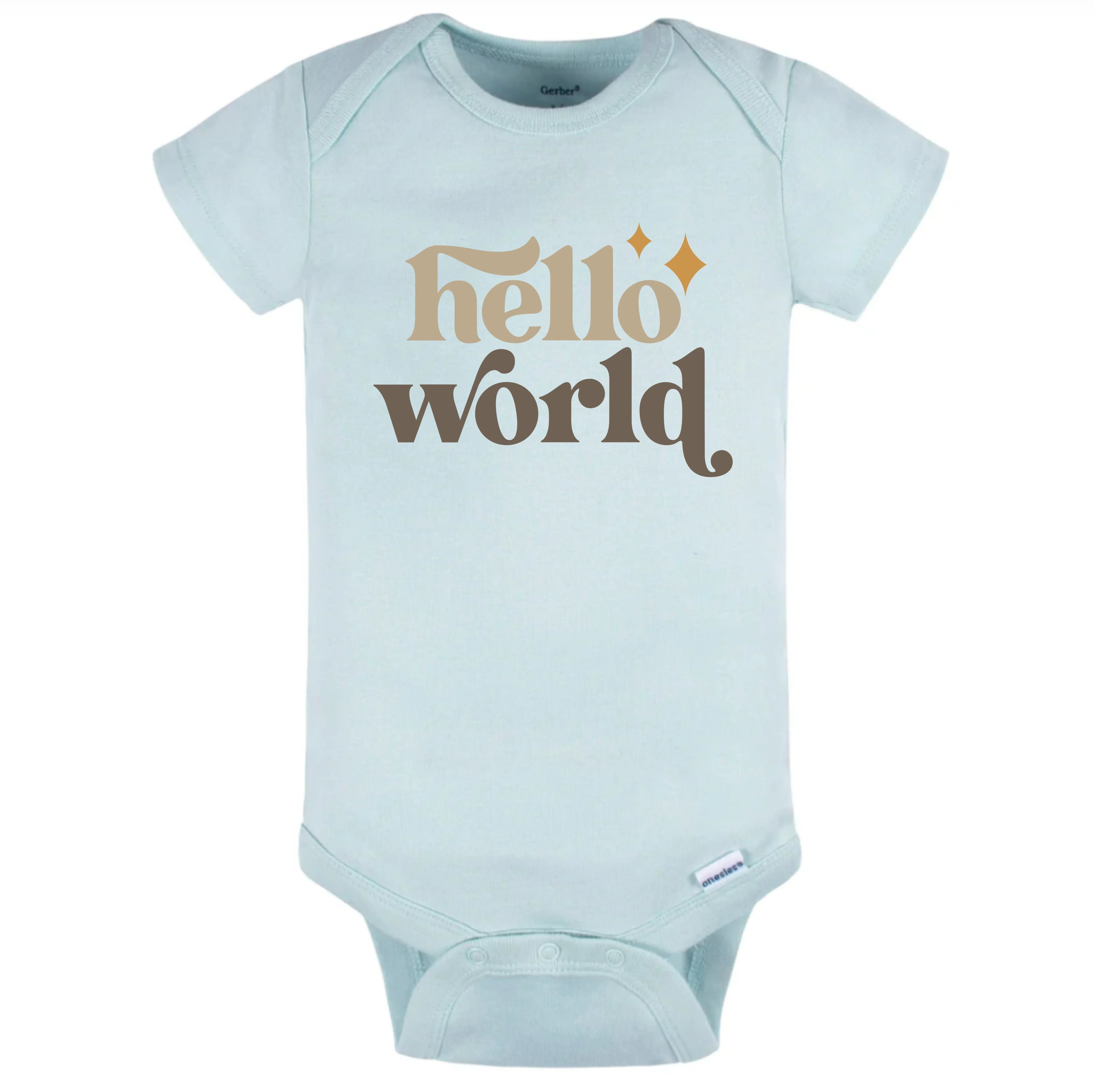 Hello world- Infant bodysuit - Summit and Nest