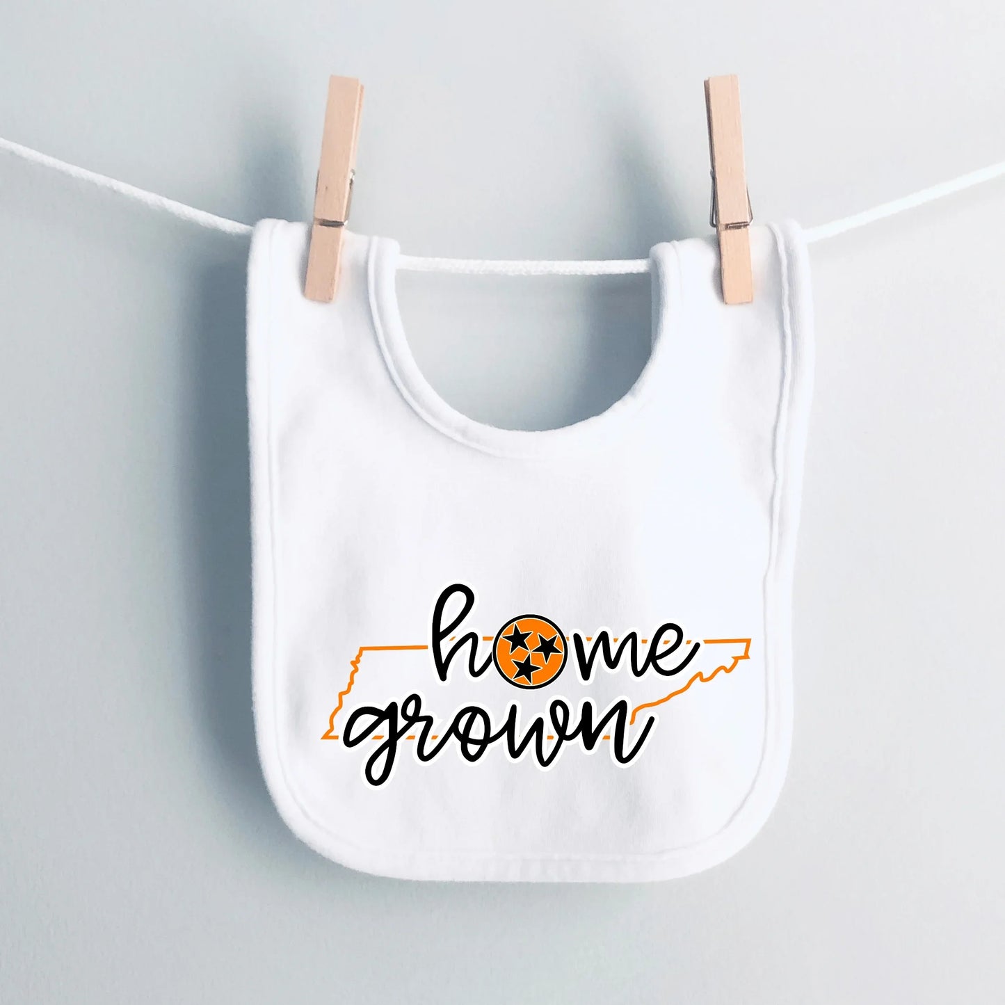 Homegrown Tennessee- Cotton infant bib - Summit and Nest