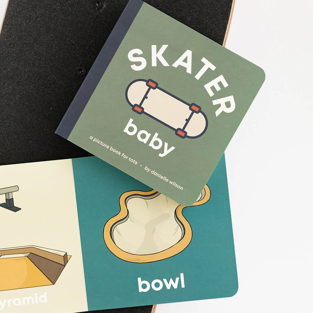 Skater Baby- Board Book - Summit and Nest