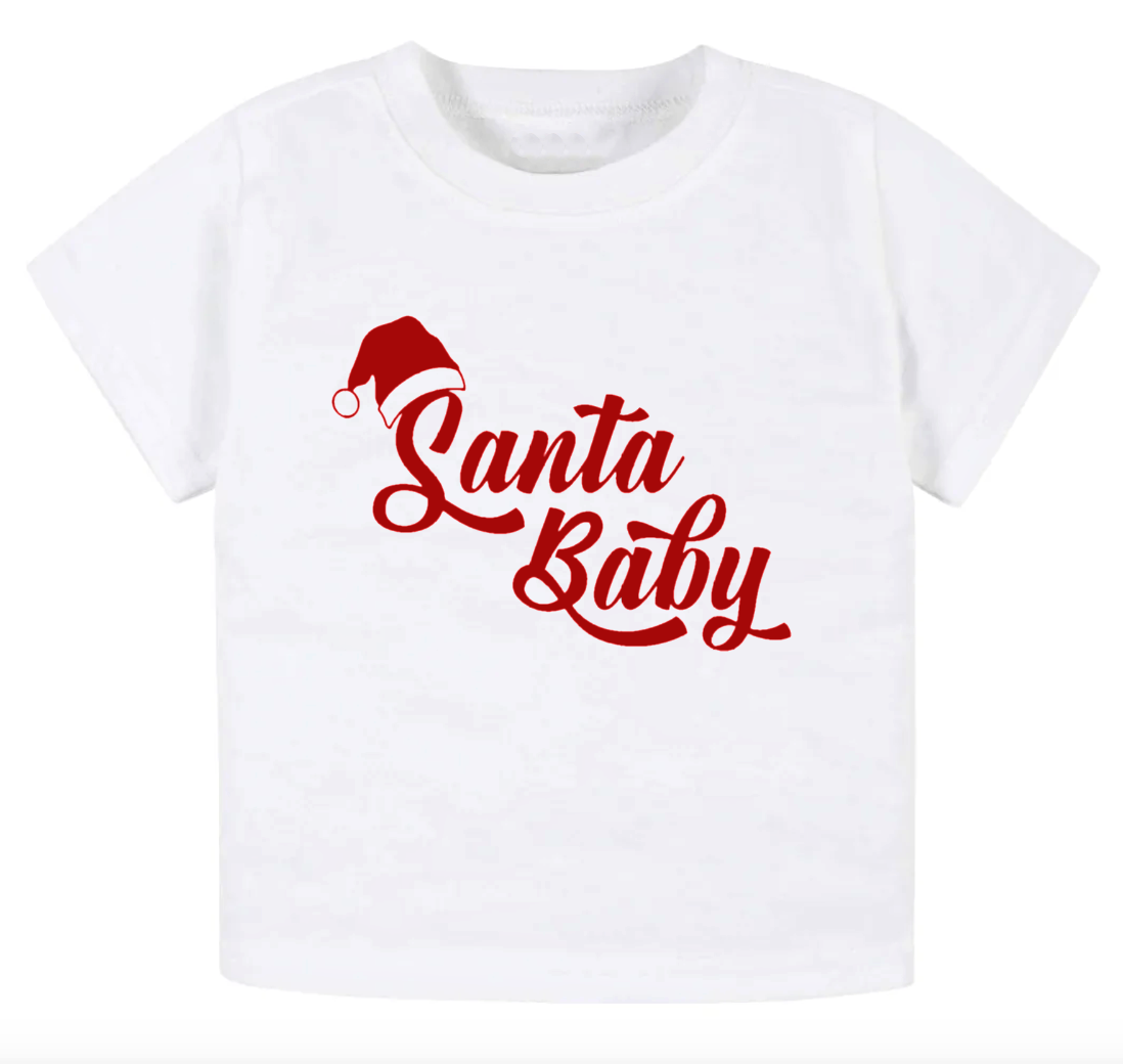 Santa baby- Children's shirt and infant bodysuit - Summit and Nest