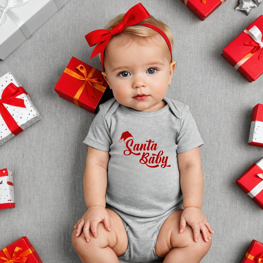 Santa baby- Children's shirt and infant bodysuit - Summit and Nest