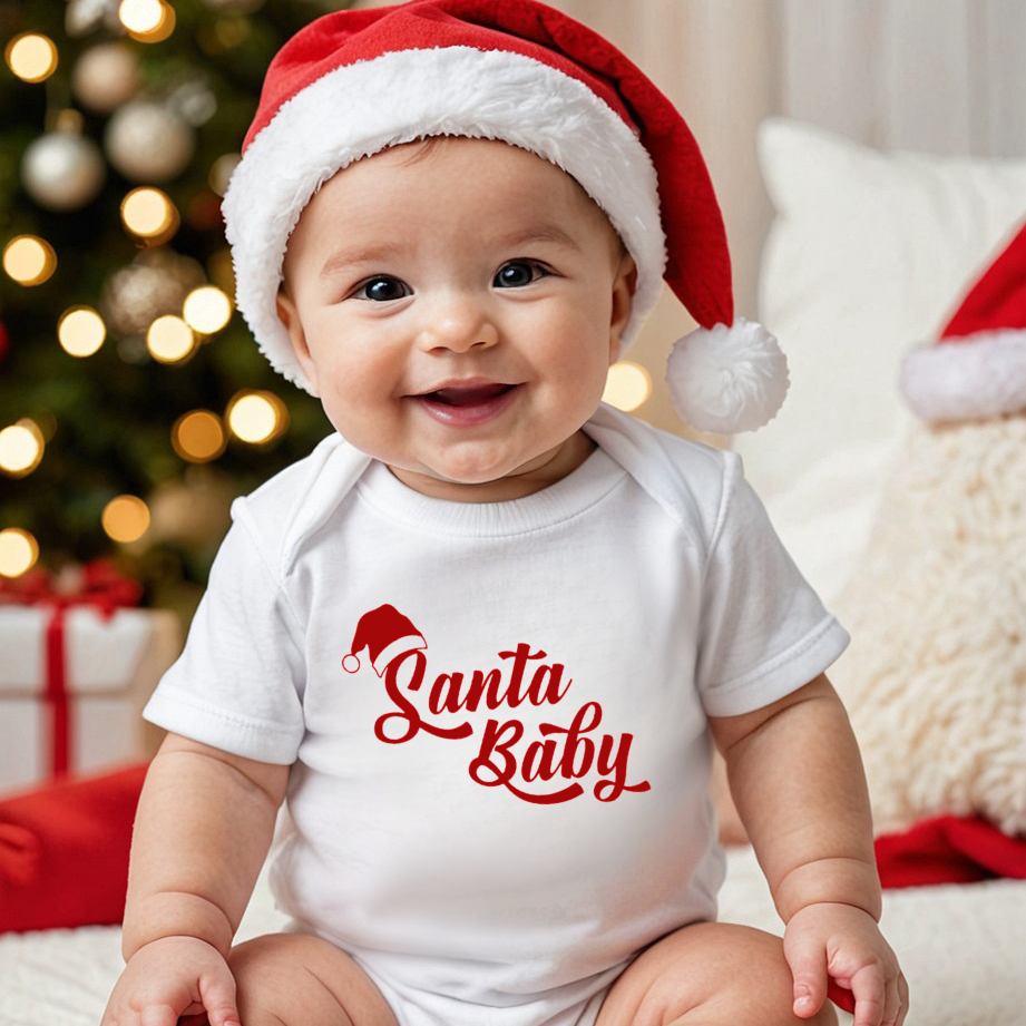 Santa baby- Children's shirt and infant bodysuit - Summit and Nest