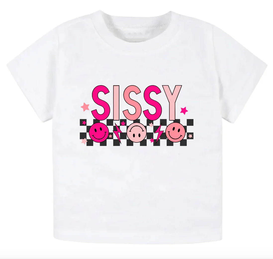 Happy sissy- Children's shirt and infant bodysuit - Summit and Nest