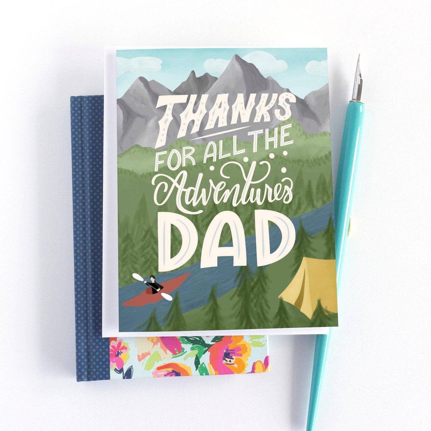 Thanks for all the Adventures Camping Father's Day Card - Summit and Nest