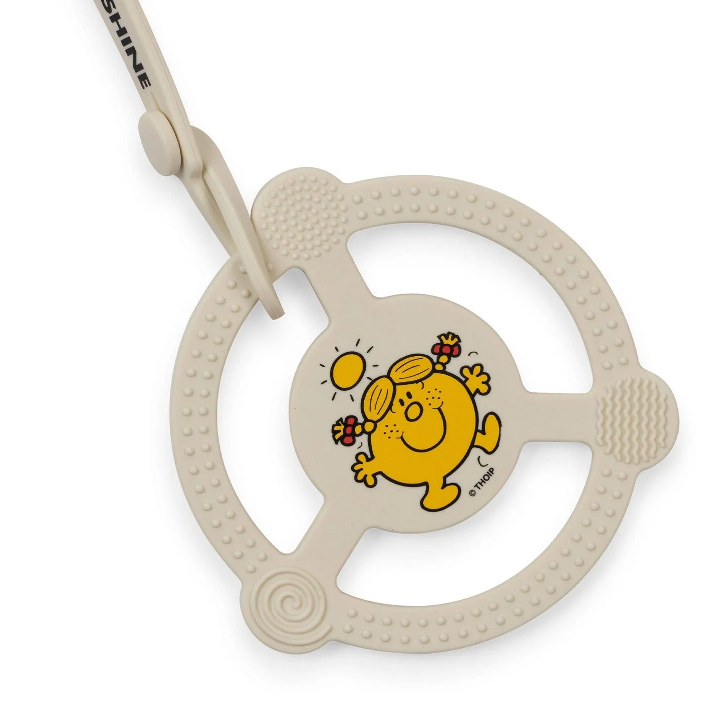Little Miss Sunshine Teether Ring w/ Detachable Clip - Summit and Nest