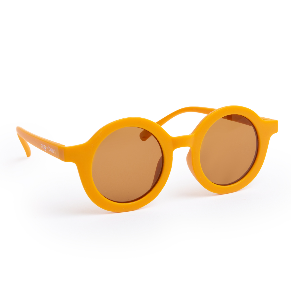 Kids Recycled Plastic Sunglasses- Mustard - Summit and Nest