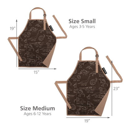 Little Helper Washable Apron- Dinosaurs - Summit and Nest