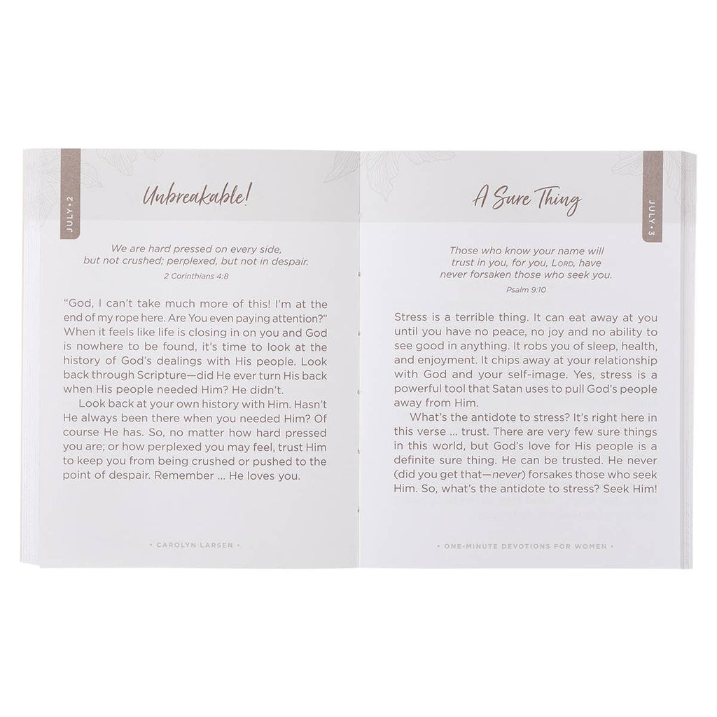One-Minute Devotions for Women - Summit and Nest