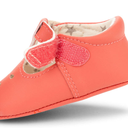 Mary Jane- Eco Steps Strawberry Pink - Summit and Nest