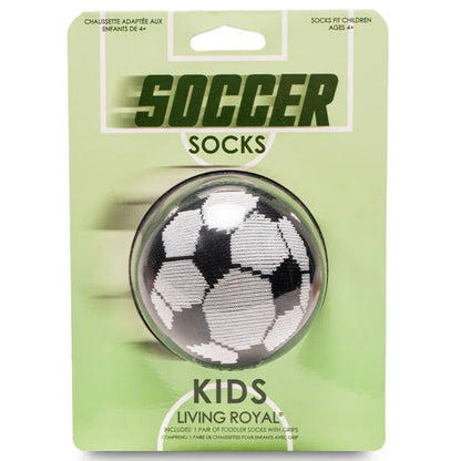 3D Packaged Kids Crew Socks- "Soccer Star" - Summit and Nest