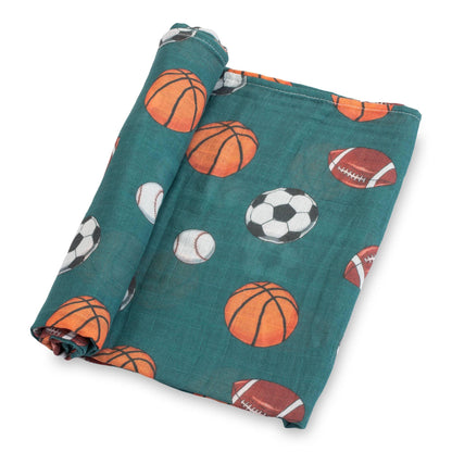 Little Athlete Swaddle Blanket - Summit and Nest
