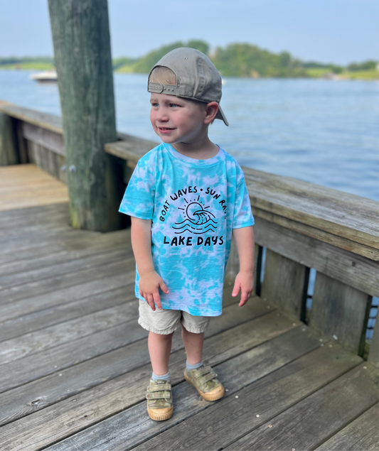 Boat waves, sun rays, lake days- Short sleeve tee and infant bodysuit