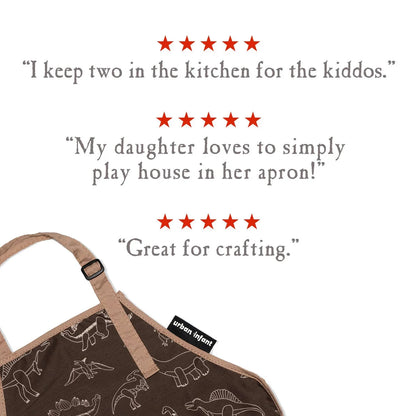 Little Helper Washable Apron- Dinosaurs - Summit and Nest