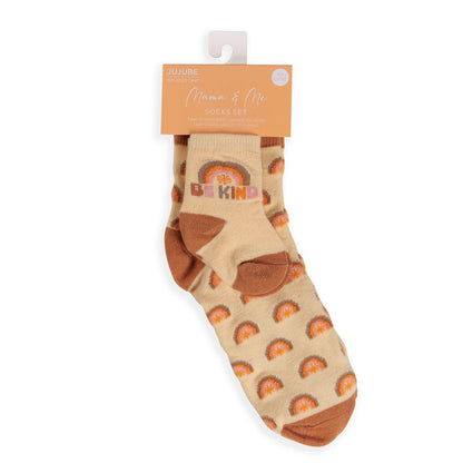 Mama & Me Socks Set- Be Kind - Summit and Nest