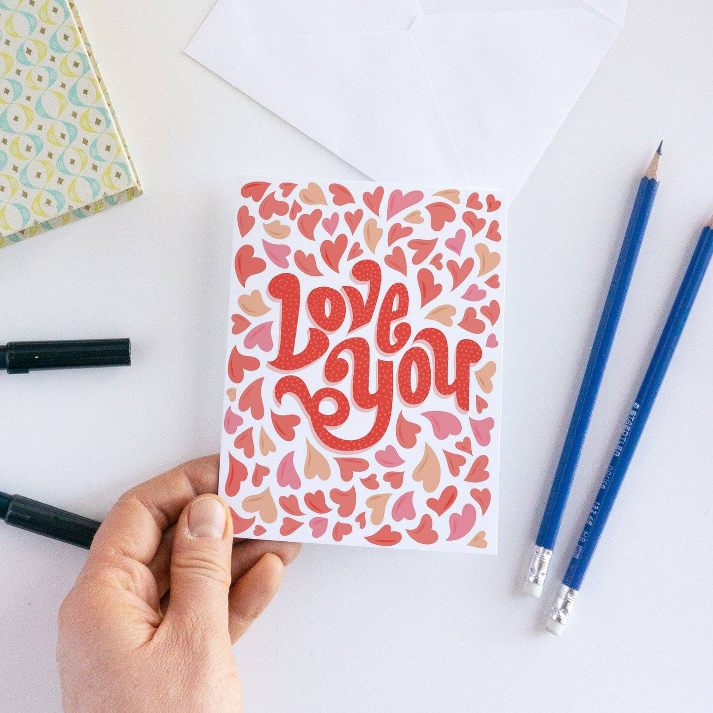 Love You Anniversary Card - Summit and Nest