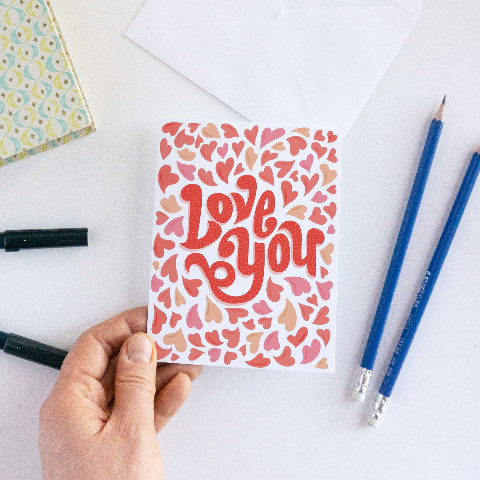 Love You Anniversary Card - Summit and Nest