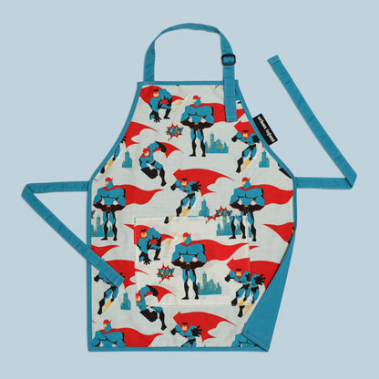 Little Helper Washable Apron- Superhero - Summit and Nest