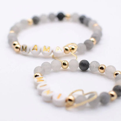 Mama and mini- Matching bracelet set - Summit and Nest