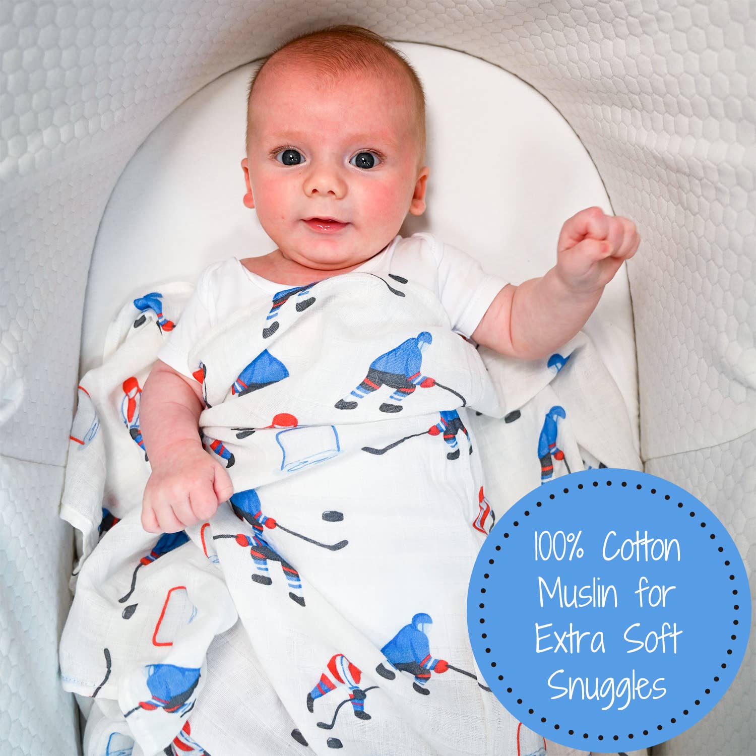Pass, Shoot, Score  Swaddle Blanket - Summit and Nest