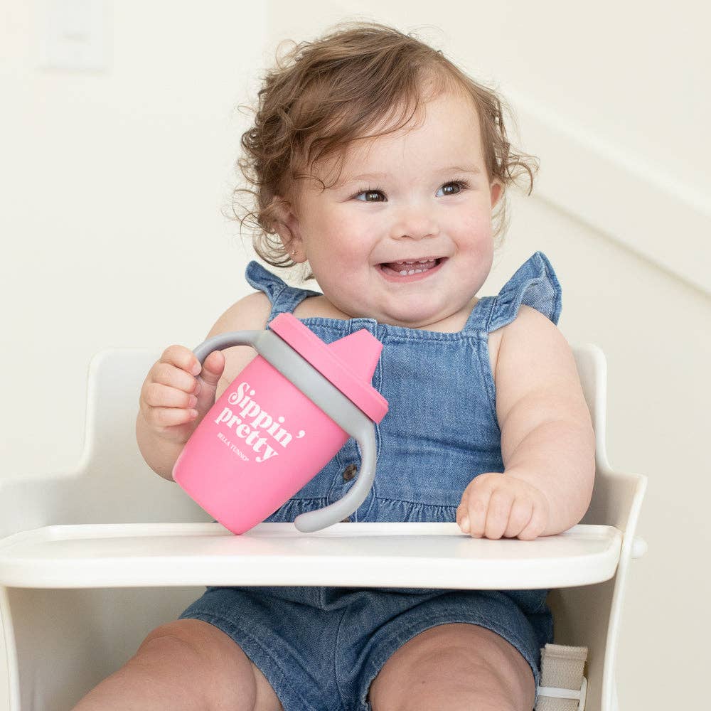 Sippin Pretty- Silicone Sippy Cup - Summit and Nest