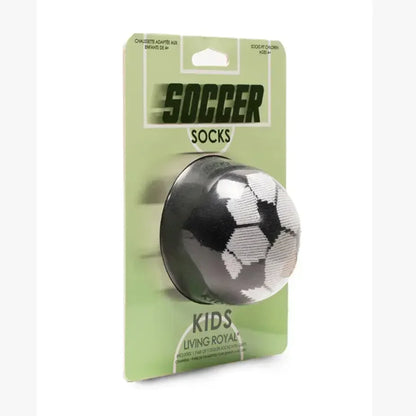 3D Packaged Kids Crew Socks- "Soccer Star" - Summit and Nest