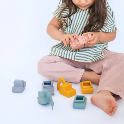 Construction Mold Free Bath Toys- Set of 4 - Summit and Nest