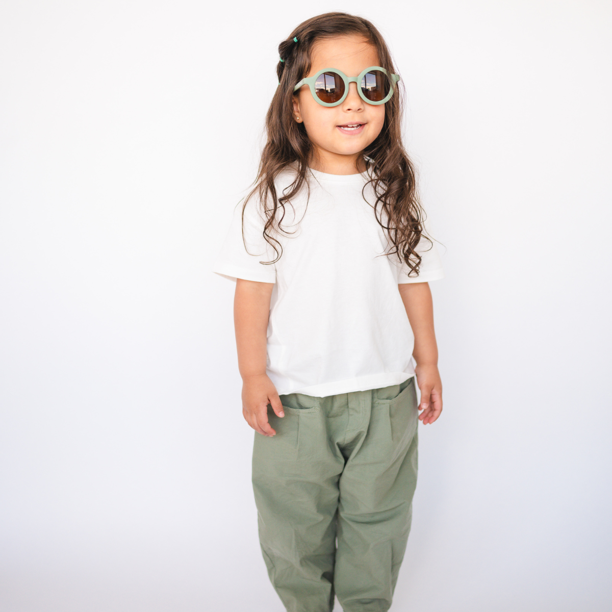Kids Recycled Plastic Sunglasses- Thyme - Summit and Nest