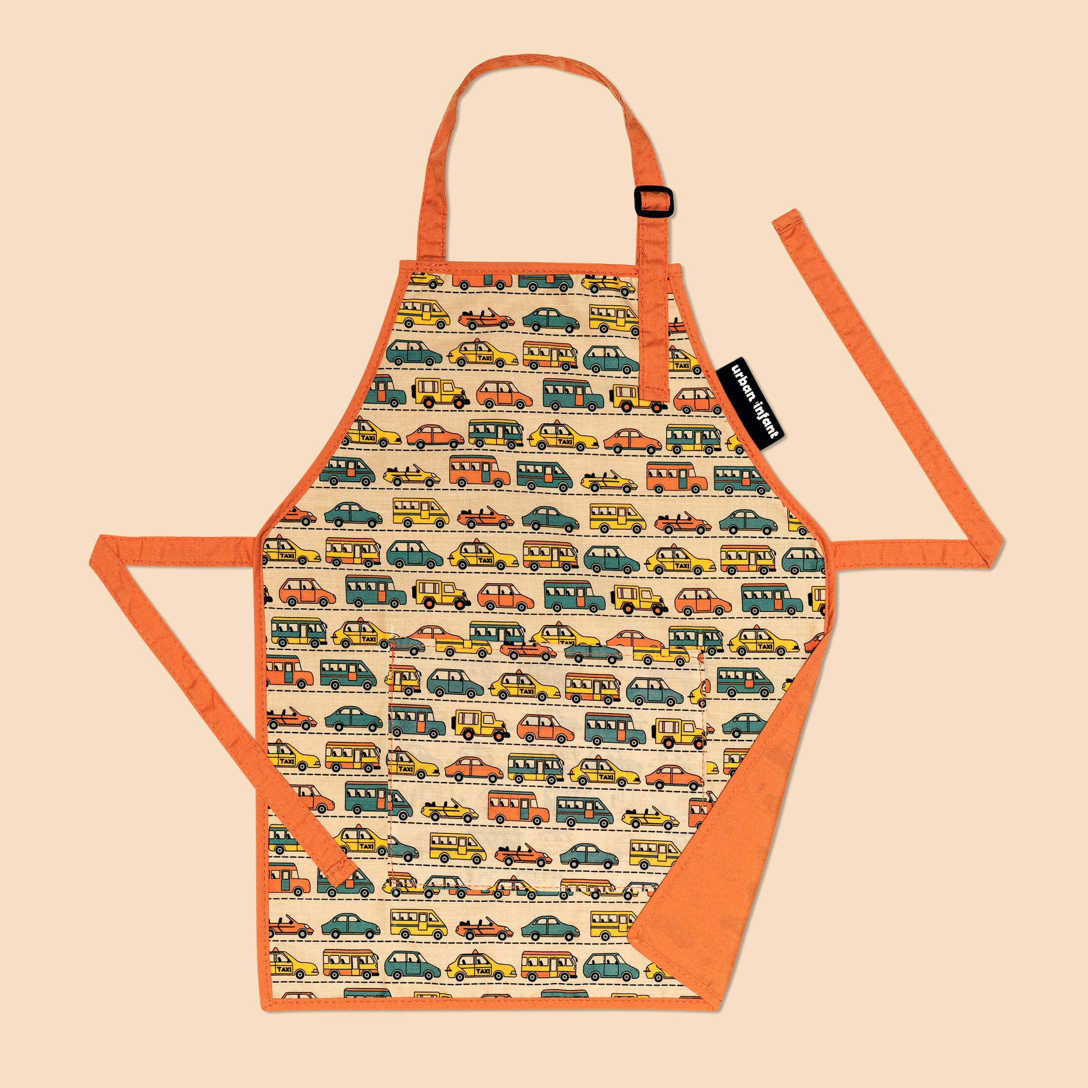 Little Helper Washable Apron- Transportation - Summit and Nest