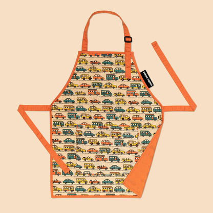 Little Helper Washable Apron- Transportation - Summit and Nest