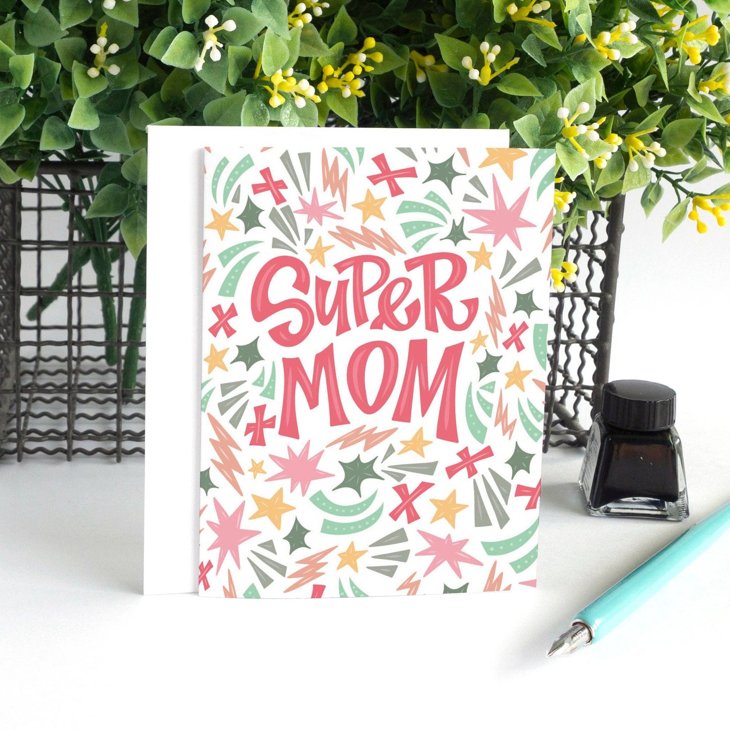 Super Mom Mother's Day Card - Summit and Nest