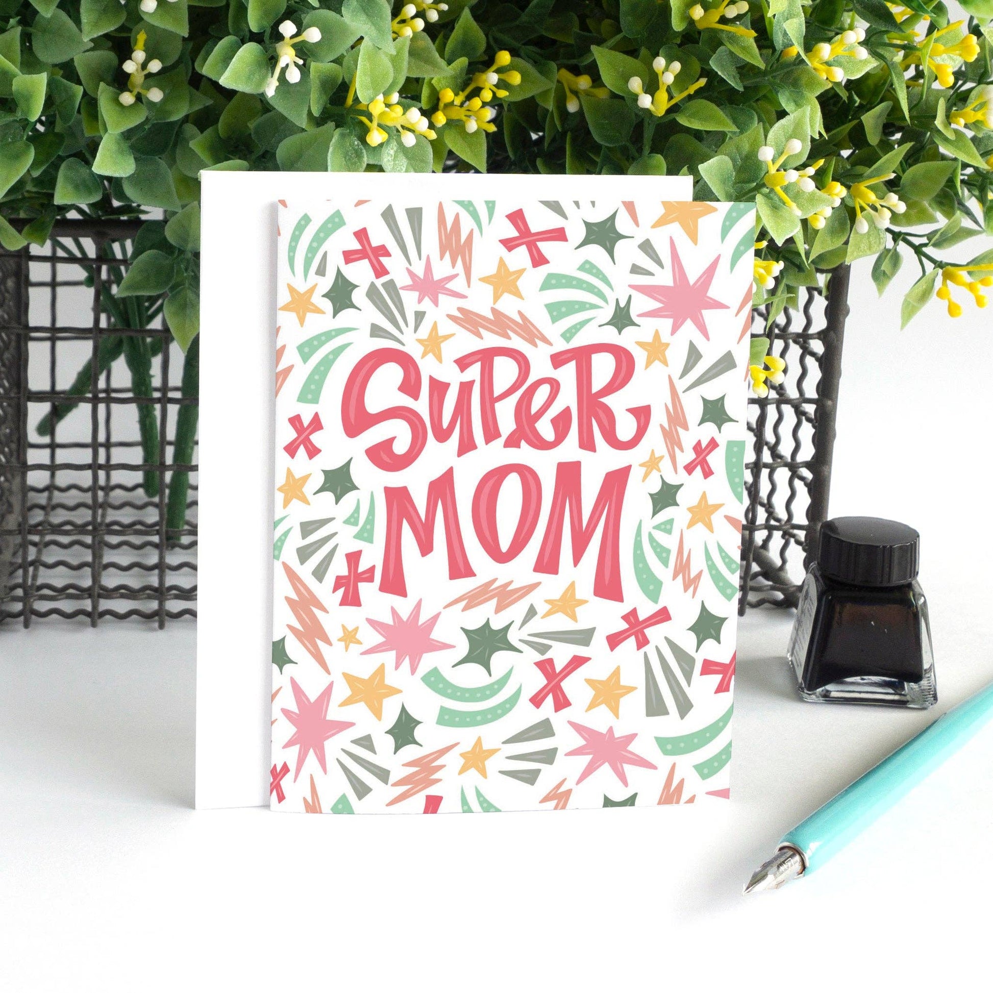Super Mom Mother's Day Card - Summit and Nest