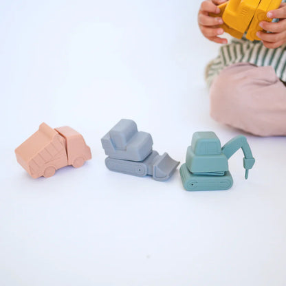 Construction Mold Free Bath Toys- Set of 4 - Summit and Nest