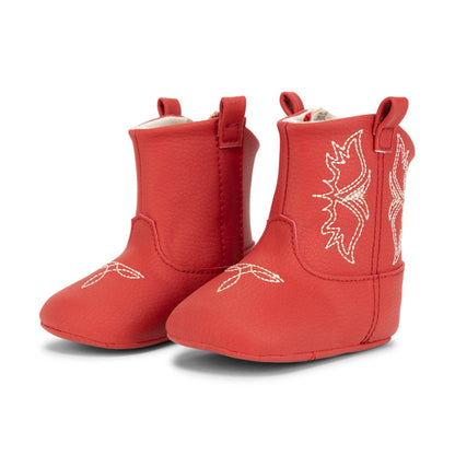Western Boot- Eco Steps Cherry Red - Summit and Nest