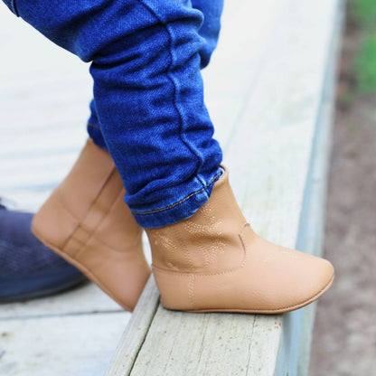 Western Boot- Eco Steps Brulee Brown - Summit and Nest