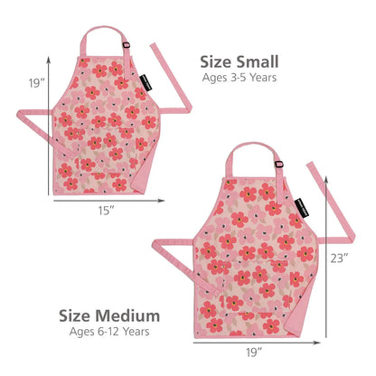 Little Helper Washable Apron-Poppies - Summit and Nest