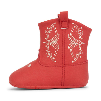 Western Boot- Eco Steps Cherry Red - Summit and Nest