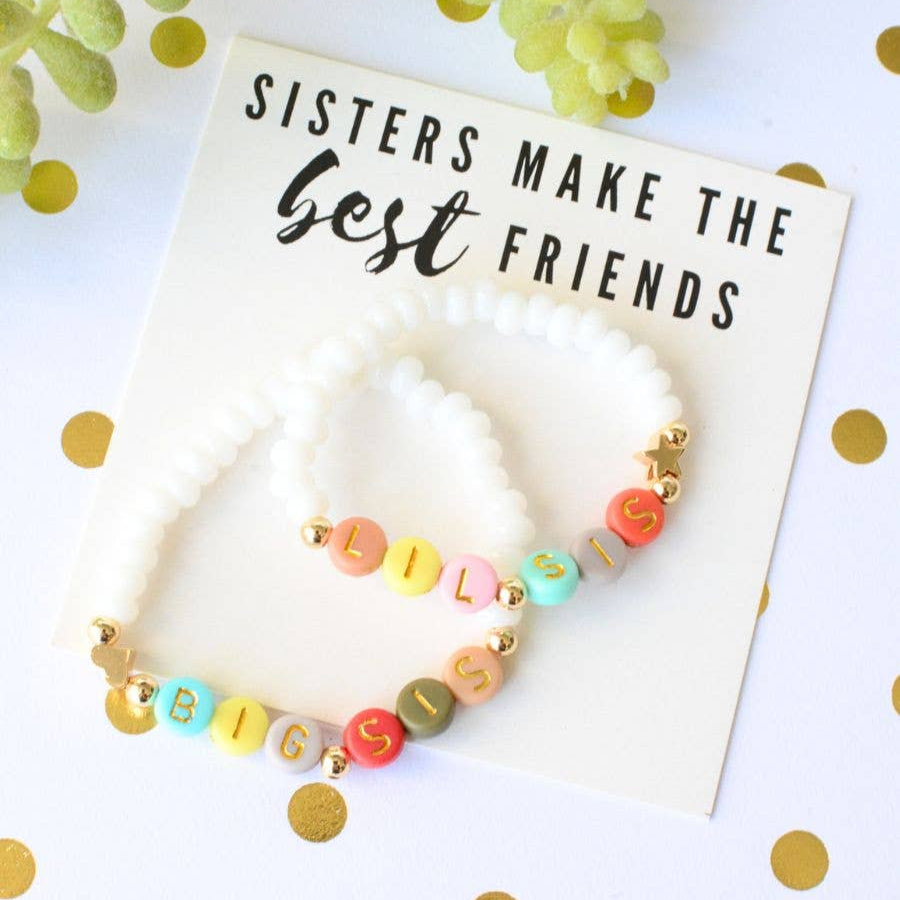 Big and little sis- Matching bracelet set - Summit and Nest