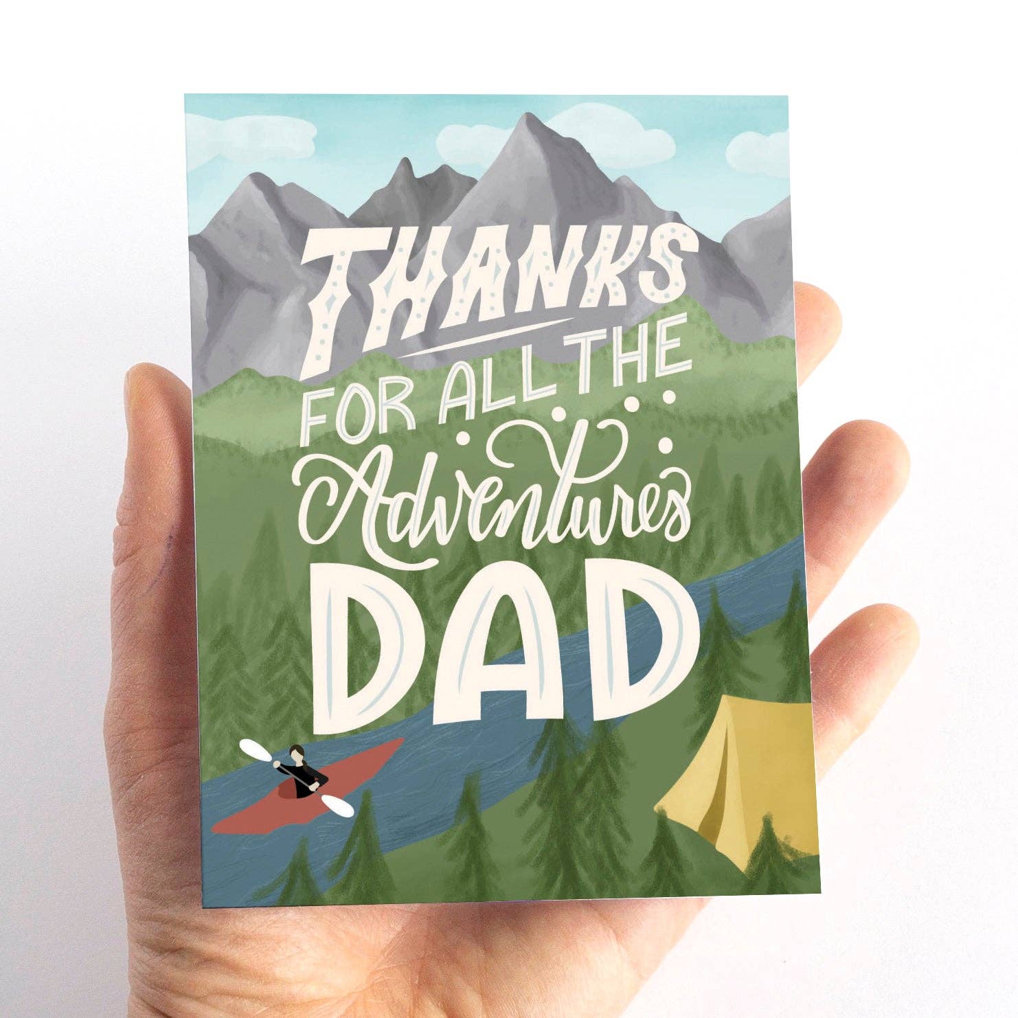 Thanks for all the Adventures Camping Father's Day Card - Summit and Nest